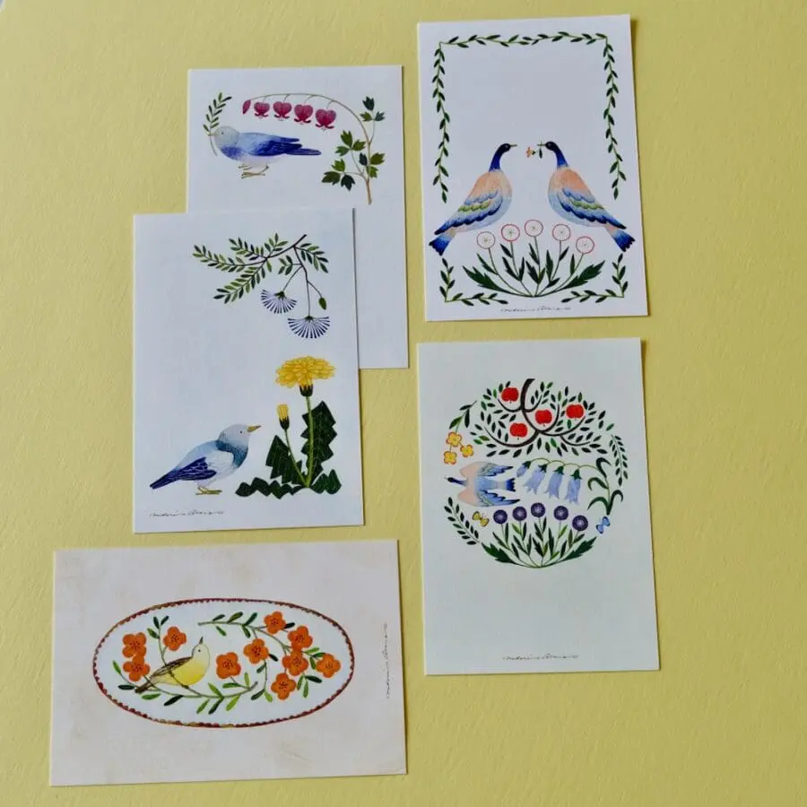 Carnet de Cartes Birds - Midori Asano – Image 4