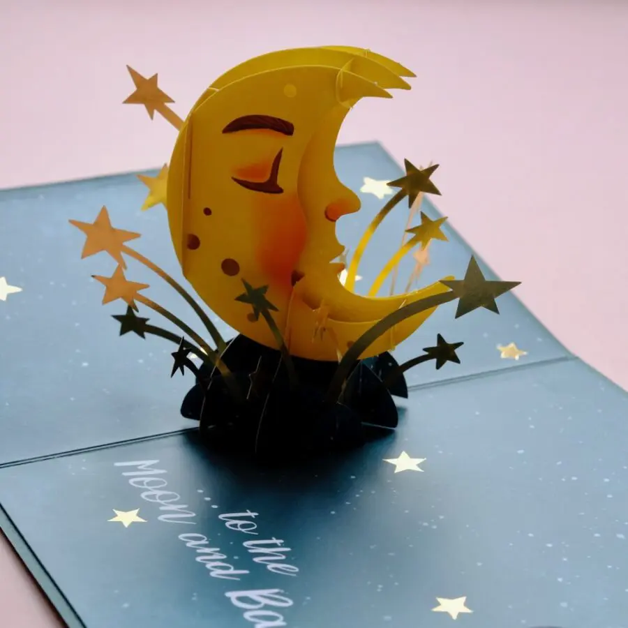 Carte Pop-Up Love You To The Moon – Image 5