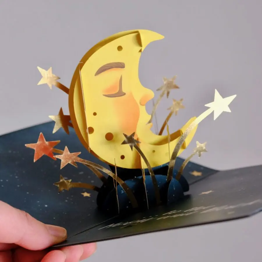 Carte Pop-Up Love You To The Moon – Image 7