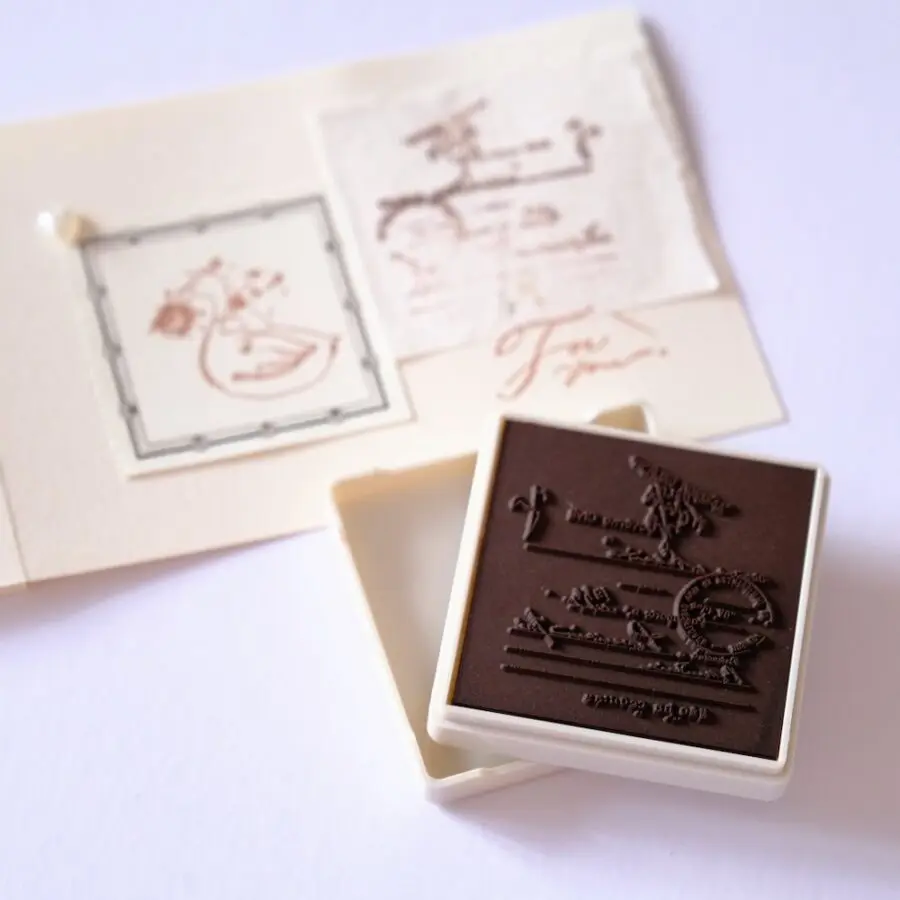 Tampon Pré-Encré Lettre Ancienne – Image 2
