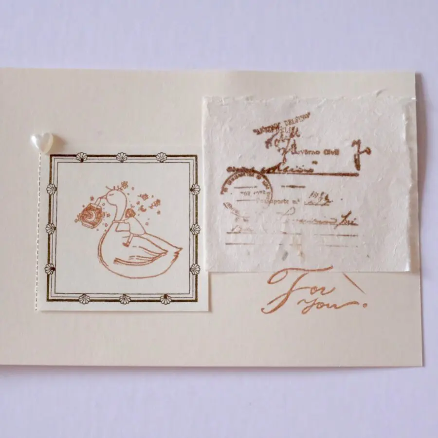 Tampon Pré-Encré Lettre Ancienne – Image 3