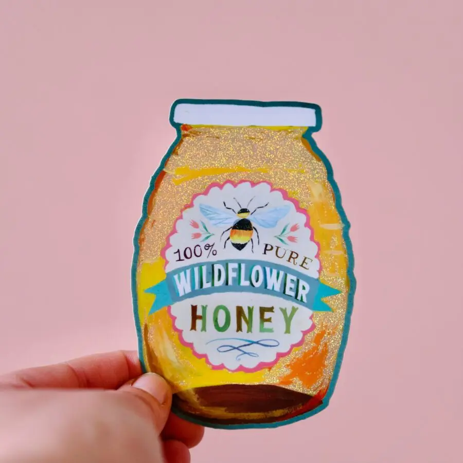 Sticker Wildflower Honey – Image 2