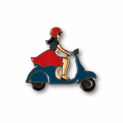 Pins Vespa Girl  - All the Ways To Say x Julie Flamingo