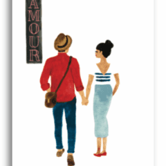 Carte postale  lovers