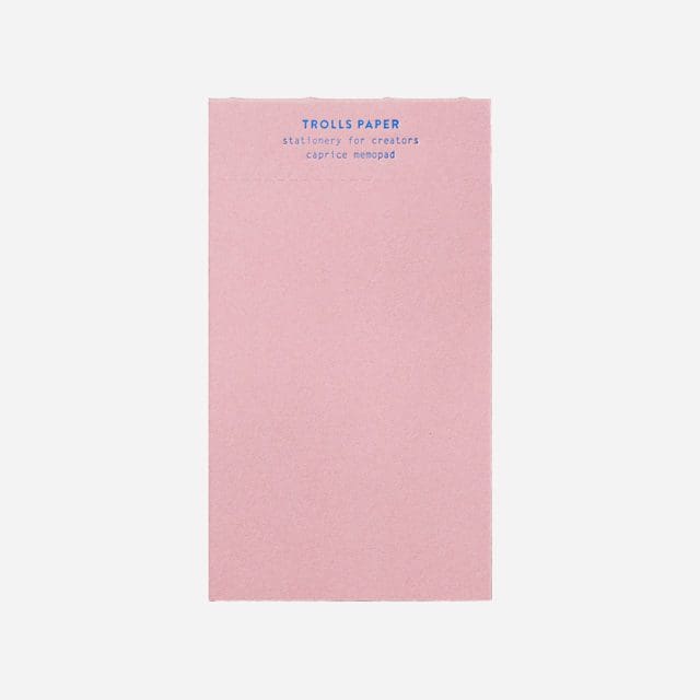 bloc note rose