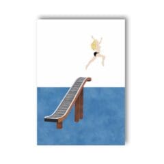 Carte Postale - Free Plongeon