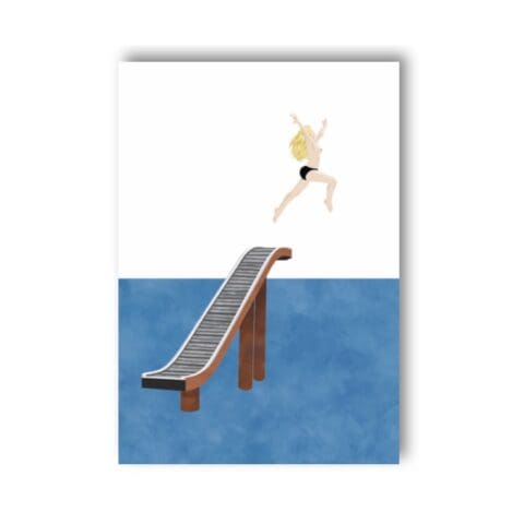 Carte Postale - Free Plongeon