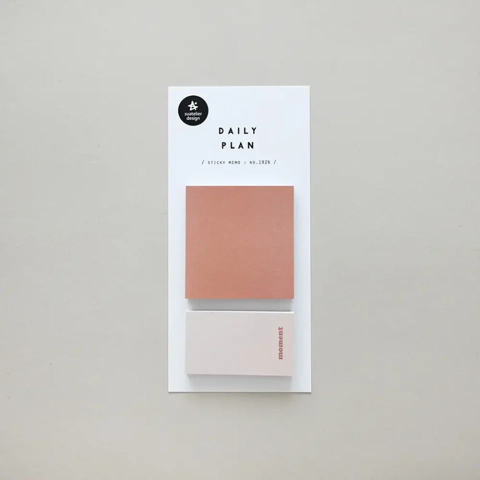 Duo de Sticky Notes Terracotta