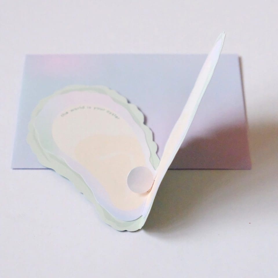 Carte pop-up Huître – Image 2