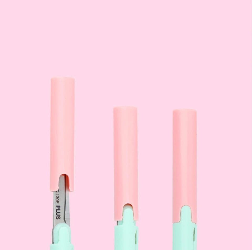 Ciseaux de voyage mint peach – Image 2