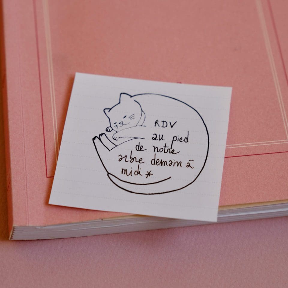 Tampon Pré-encré Chat – Image 3