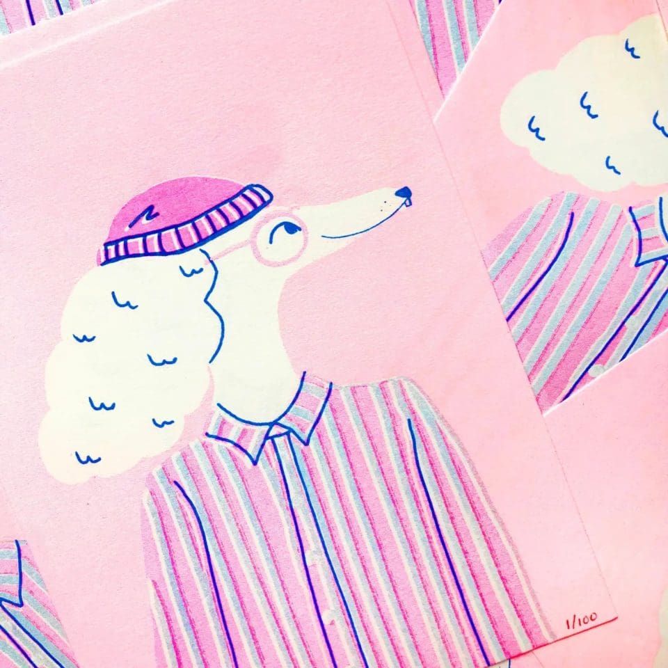 Illustration A5 Handsome Poodle – Image 4