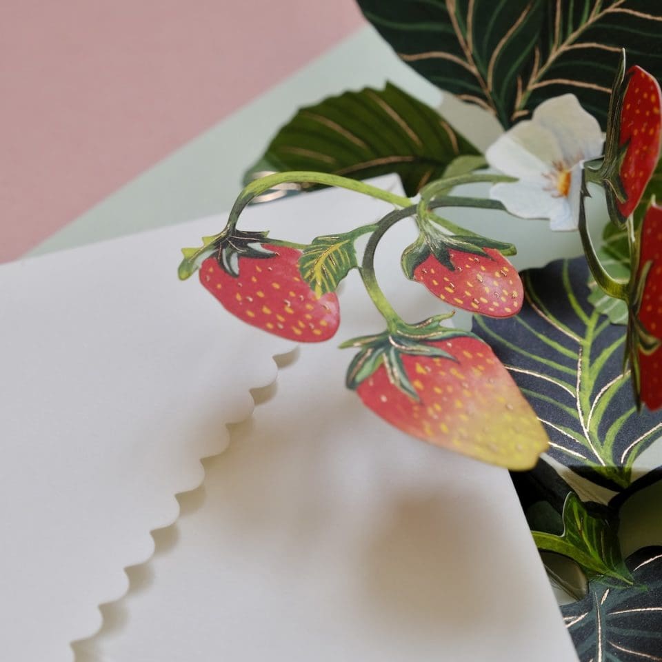 Carte pop-up Strawberry Birthday – Image 6