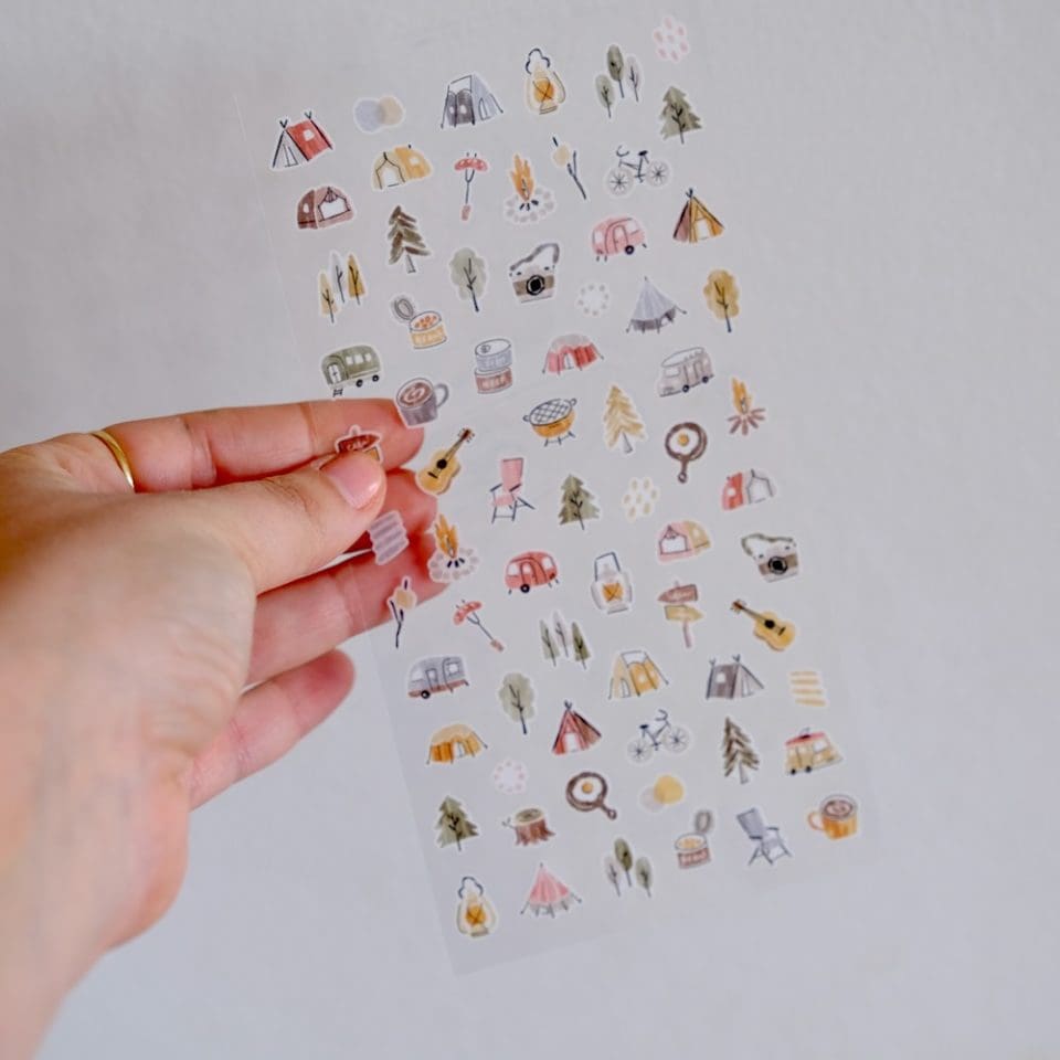 Stickers Minuscules Camping – Image 3