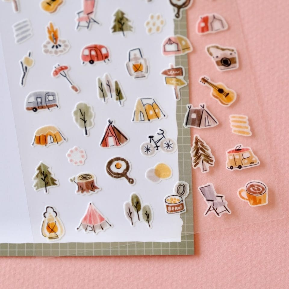 Stickers Minuscules Camping – Image 5