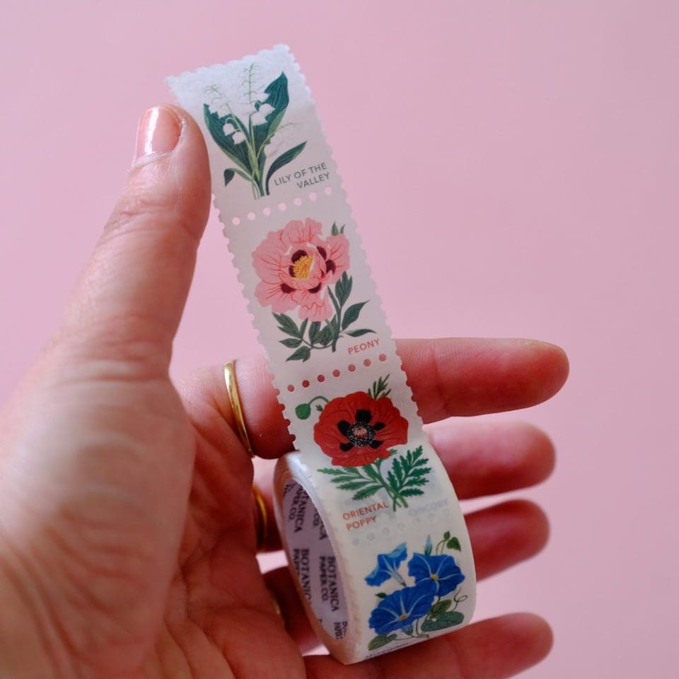 Masking Tape Floral Timbres – Image 6