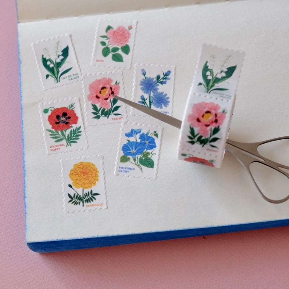 Masking Tape Floral Timbres – Image 2