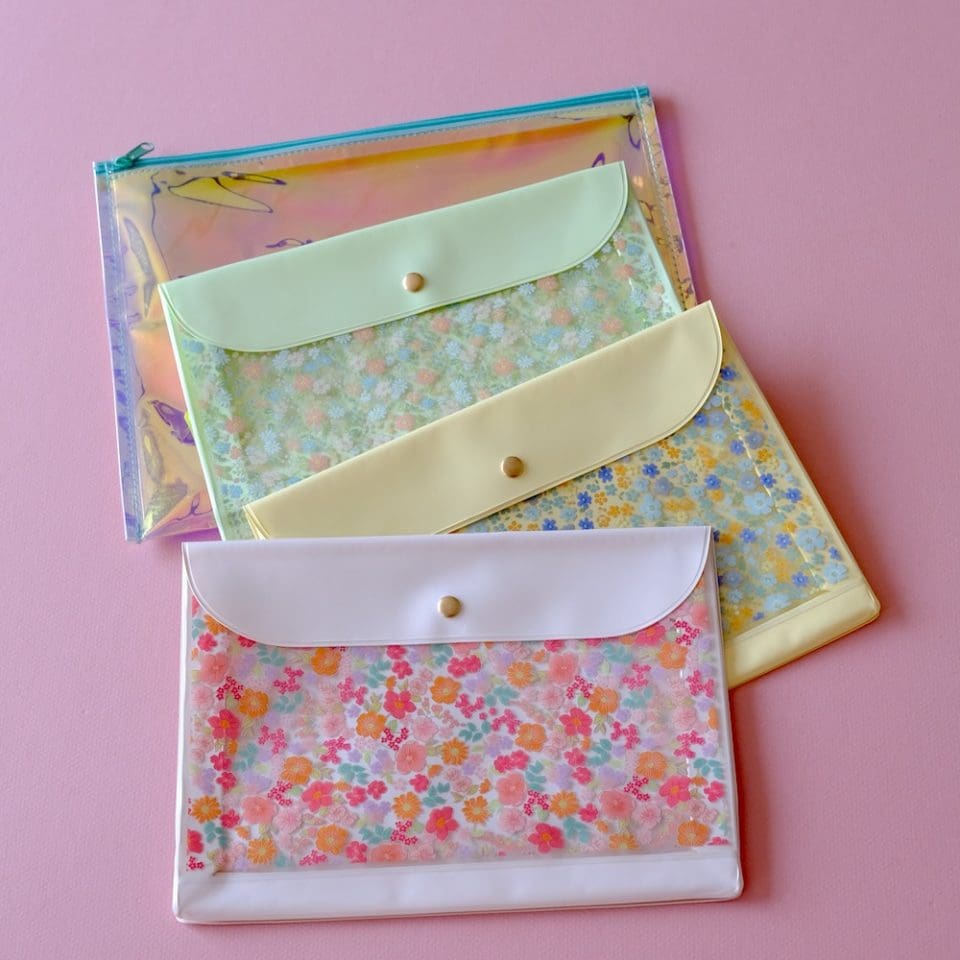 Pochette de voyage Liberty Custard Cream – Image 5