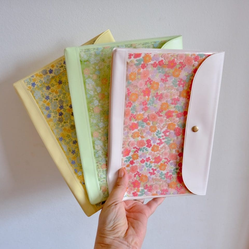 Pochette de voyage Liberty Custard Cream – Image 4