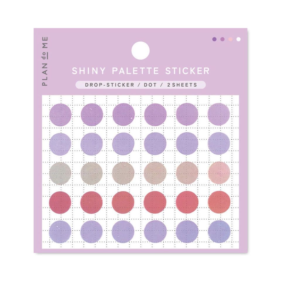 Stickers Shiny Pastels Tons Mauves