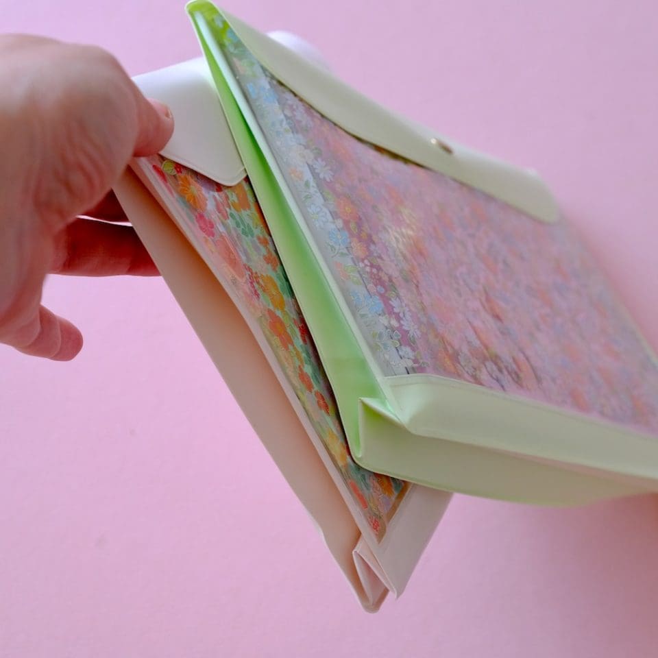 Pochette de voyage Liberty Custard Cream – Image 8