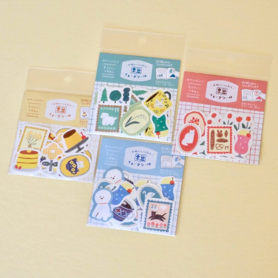 Stickers Flocons Vintage Verts – Image 2