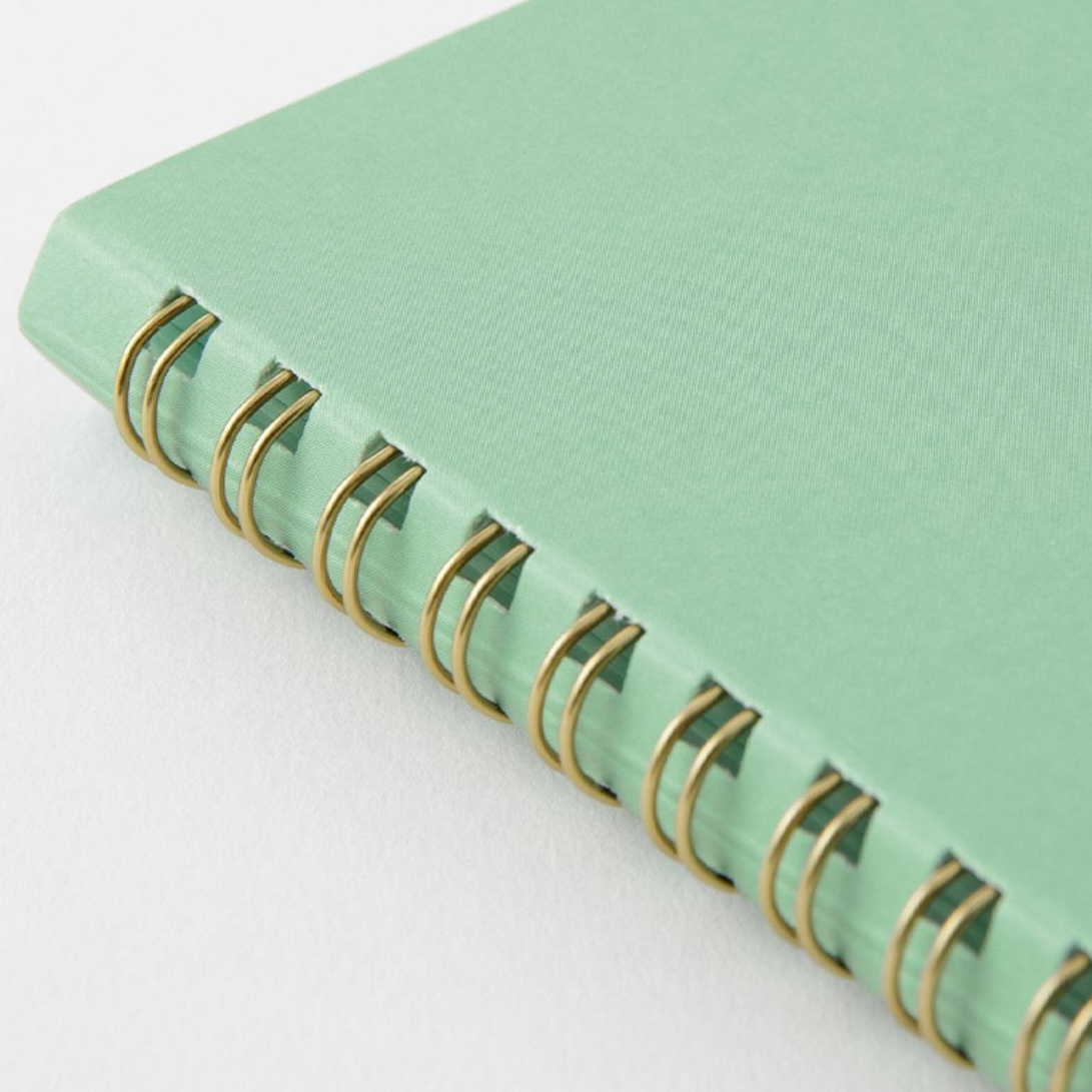 Cahier de notes spirale vert Clé en or