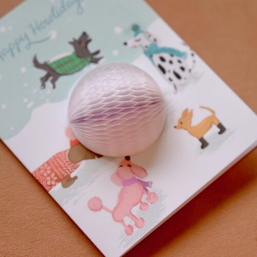 Carte pop-up Chiens Boule de Neige – Image 3