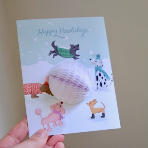 Carte pop-up Chiens Boule de Neige – Image 2