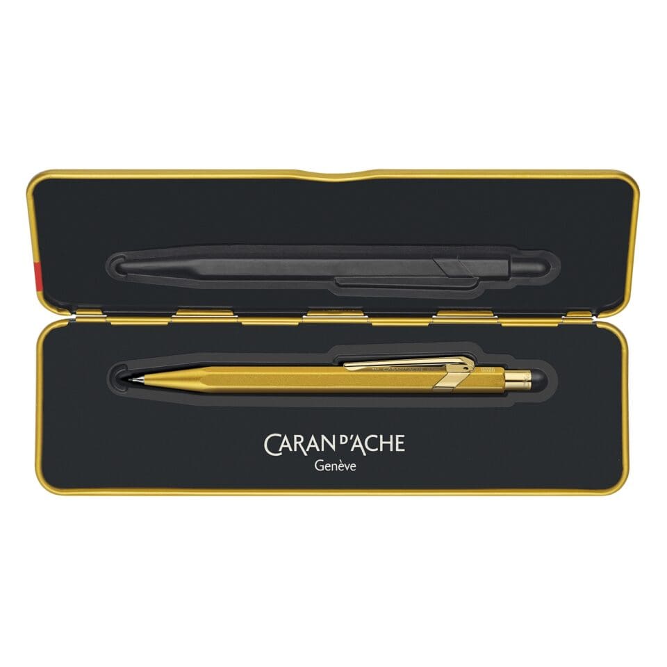 Stylo Bille 849 Caran d'Ache Goldbar – Image 4