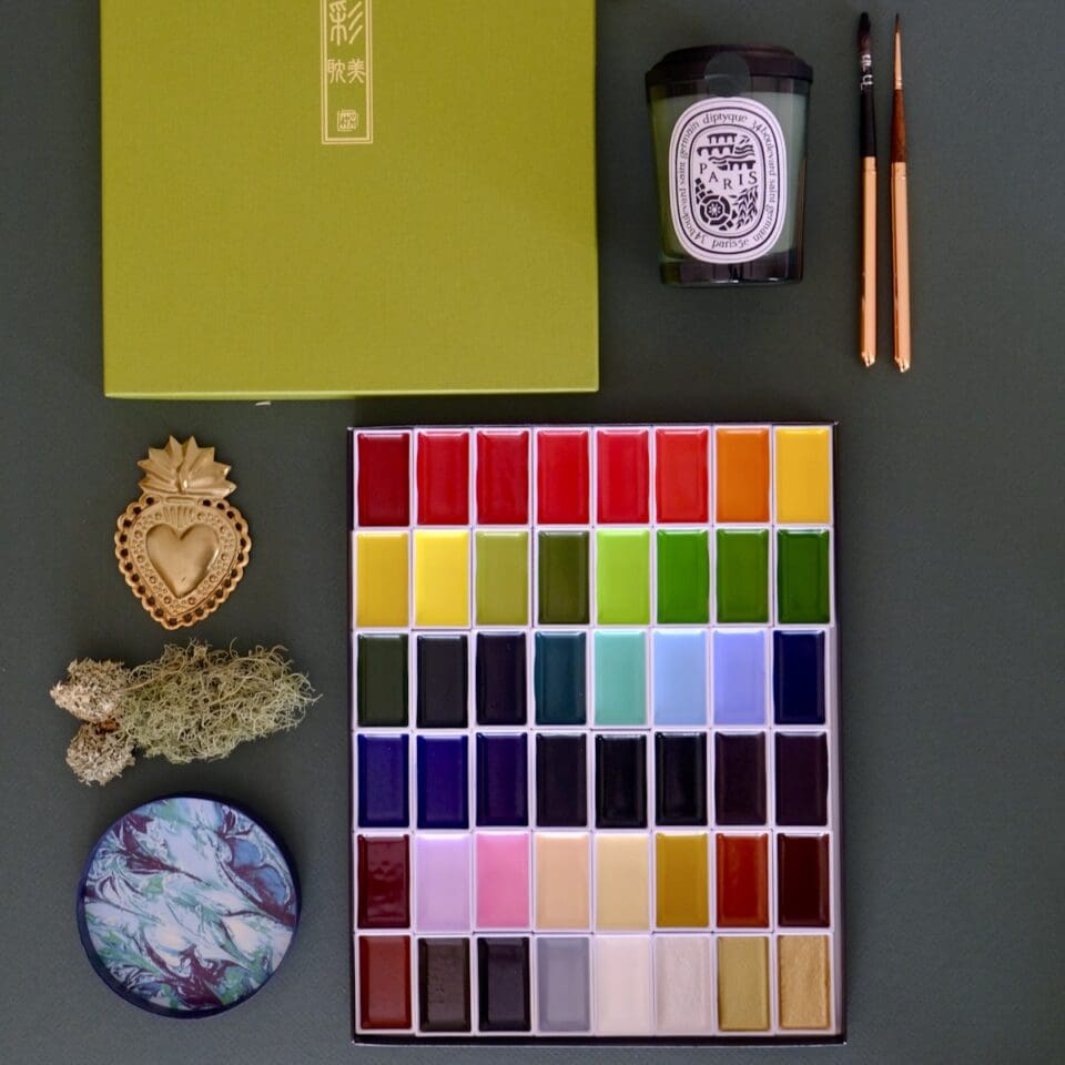 Palette Aquarelle Japonaise KURETAKE – Image 3