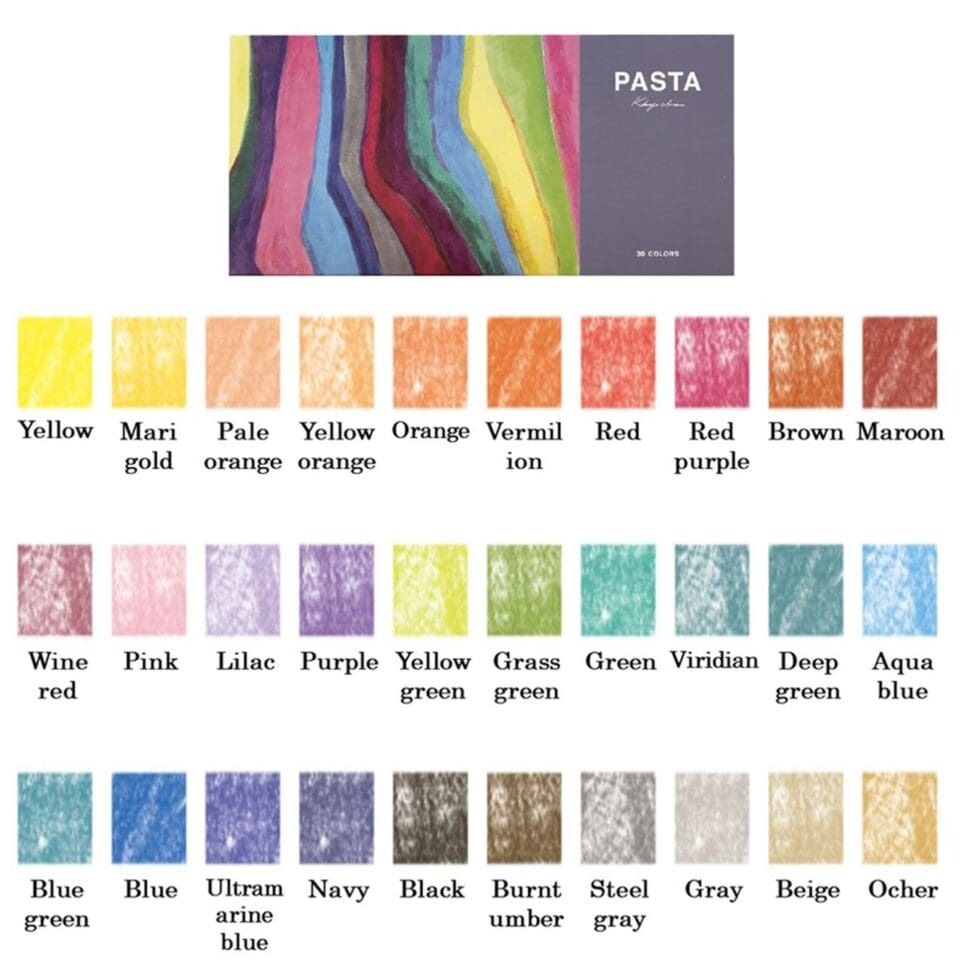 Coffret de 30 Crayons Pasta Kukuyo – Image 9