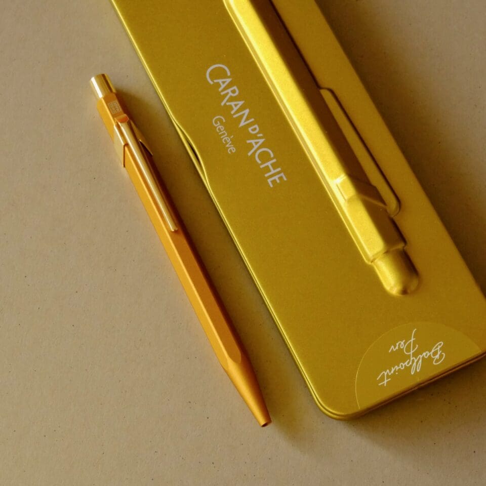 Stylo Bille 849 Caran d'Ache Goldbar – Image 8