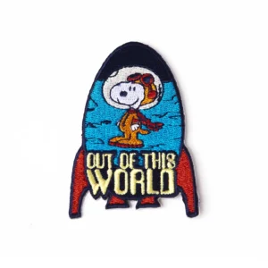 Patch Snoopy Out of This World