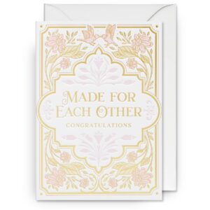 Carte Mariage Made for Each Other