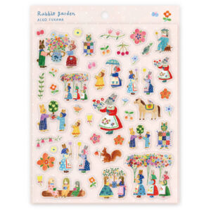 Stickers Rabbit Garden Aiko Fukawa