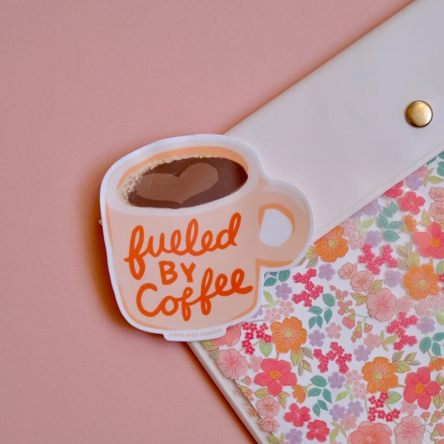 Sticker Fueled by Coffee – Image 4