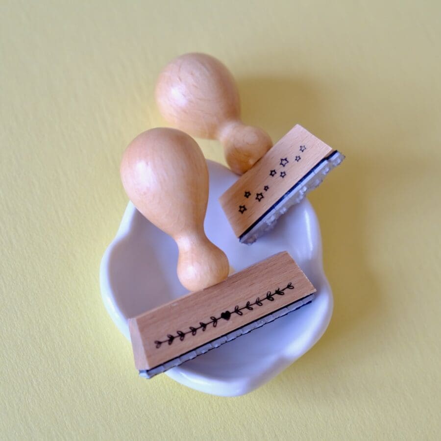 Tampon Feuillage + Coeur – Image 3