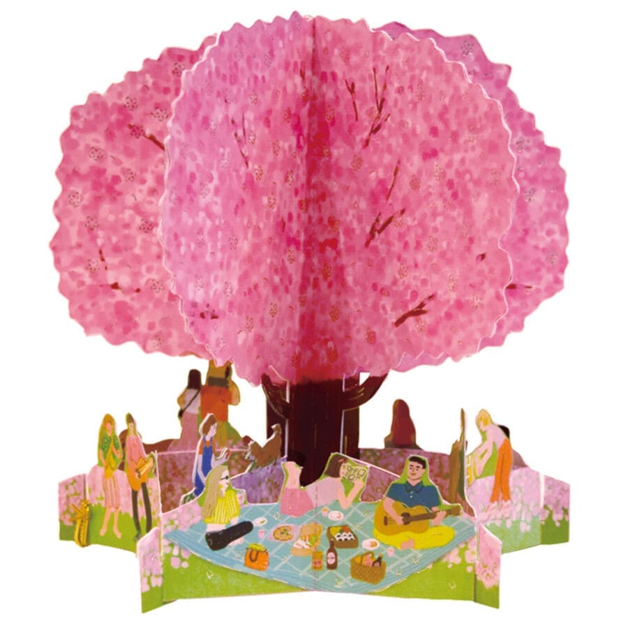 Carte Pop Up Cerisier En Fleurs