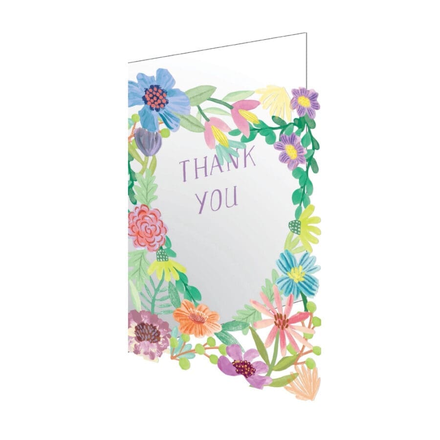 Carte Papercut Thank You
