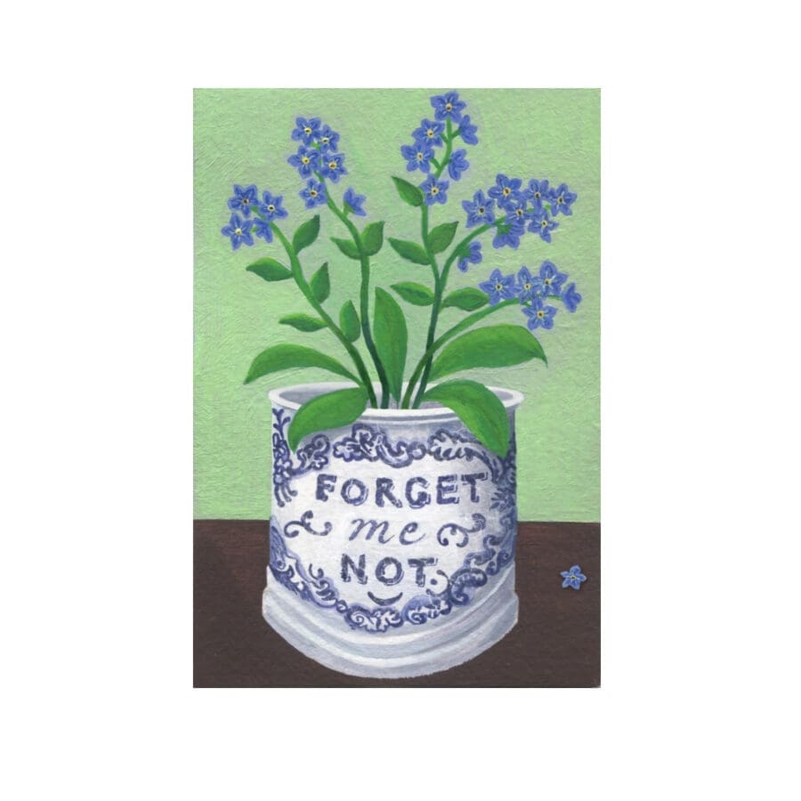 Carte Voeux Forget Me Not