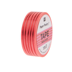 Masking Tape Lignes Néon Pink