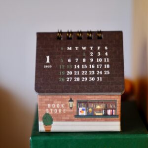 Calendrier en forme de maison