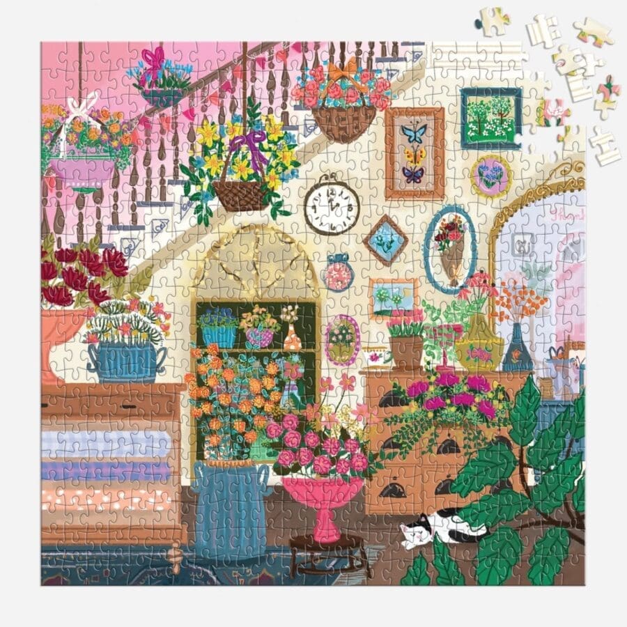 Puzzle 500 Pièces - Flower Shop – Image 4