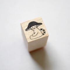 Petit Tampon Chat Champignon Assis