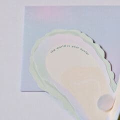 Mini Carte Pop Up - Huître