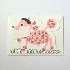 Carte Caniche Love