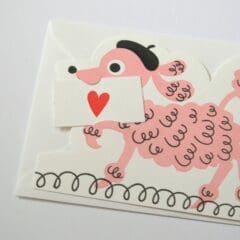 Carte Caniche Love