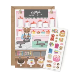 Carte Sweet Shop à Remplir