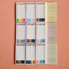 Crayons de couleur - Dictionnaire Irojiten - Seascape